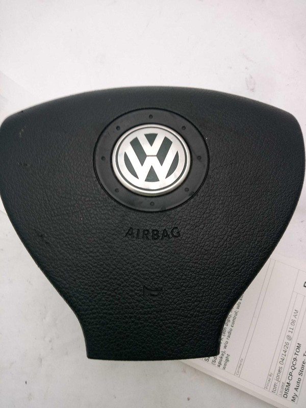 2008 Volkswagen Jetta Steering Wheel Air Bag OEM White 155K Miles NJ25-27495