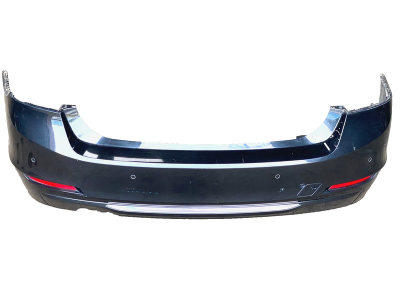 13 14 15 BMW F30 328i SEDAN REAR BUMPER COMPLETE W/ SENSORS BLACK 475 OEM #A0.10