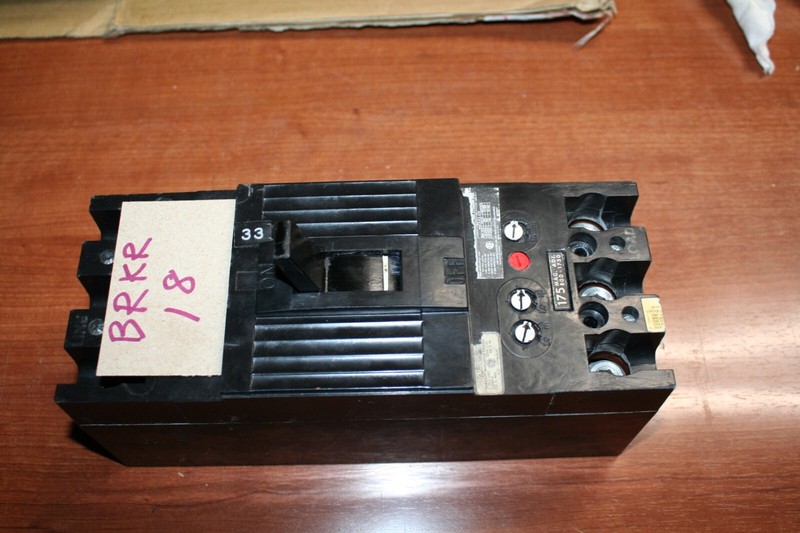 GE TFK236F000 Circuit Breaker 175A Trip 225A 600V Max Mag Adjustable 800-1750A