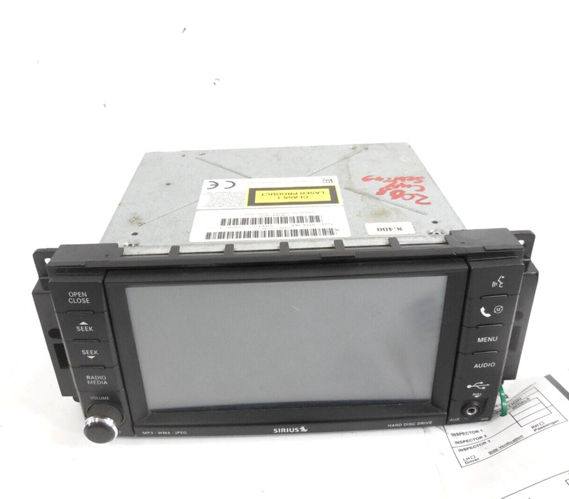 2007-2010 Chrysler Sebring AM FM DVD MP3 Satellite Player Display Receiver OEM