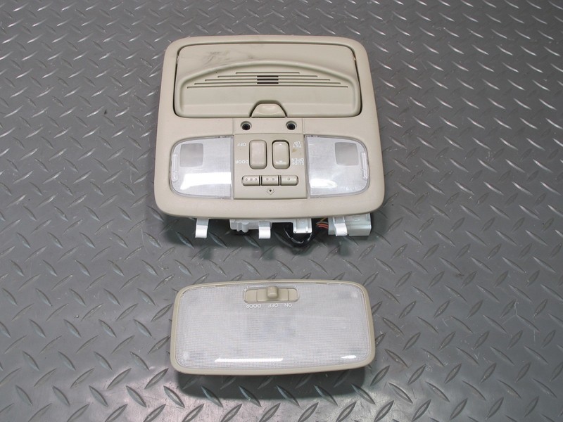 03-09 LEXUS UZJ120L GX470 FRONT & REAR ROOF OVERHEAD DOME READING LIGHT LAMP SET