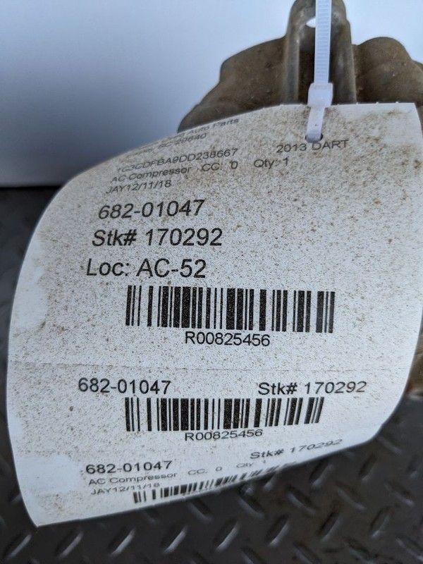 AC Compressor Fits 13 DART 825456