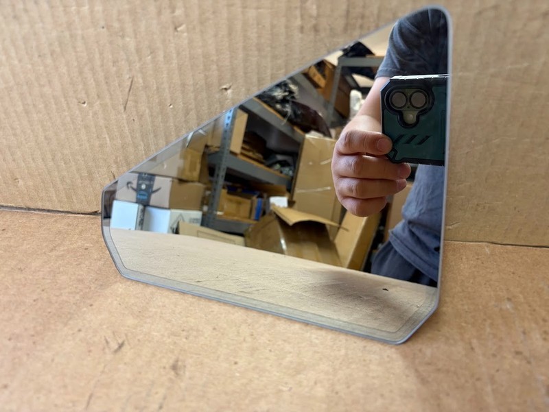 ✅ 2025-2026 Tesla Cybertruck Left Driver Side Mirror Glass Flat 925-3555-001 OEM