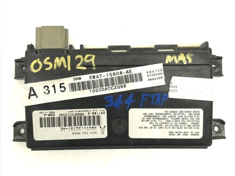 Left Driver Side Front Door Control Module Fits 2000 Lincoln LS 38598