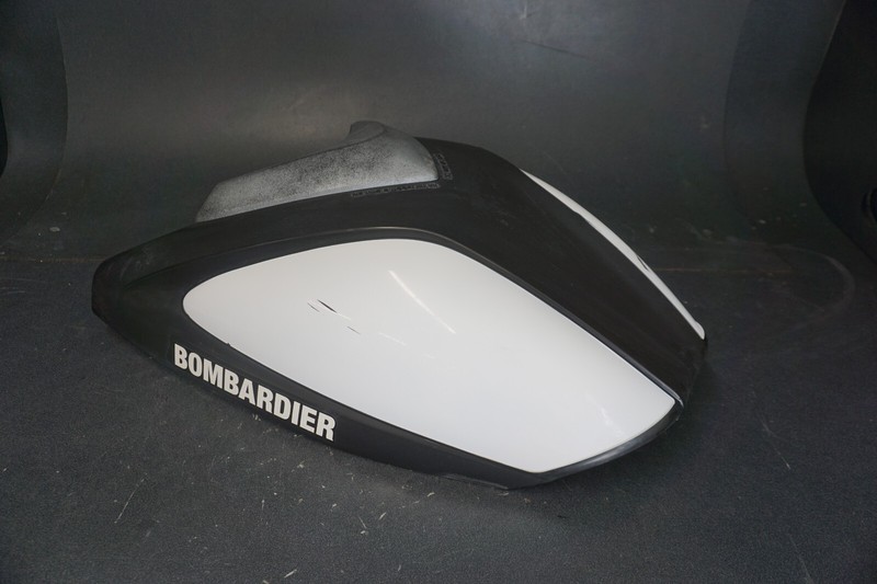 2004, 2007 Sea-Doo OEM Solo Race Black White Rear Seat Cover Ass'y RXP