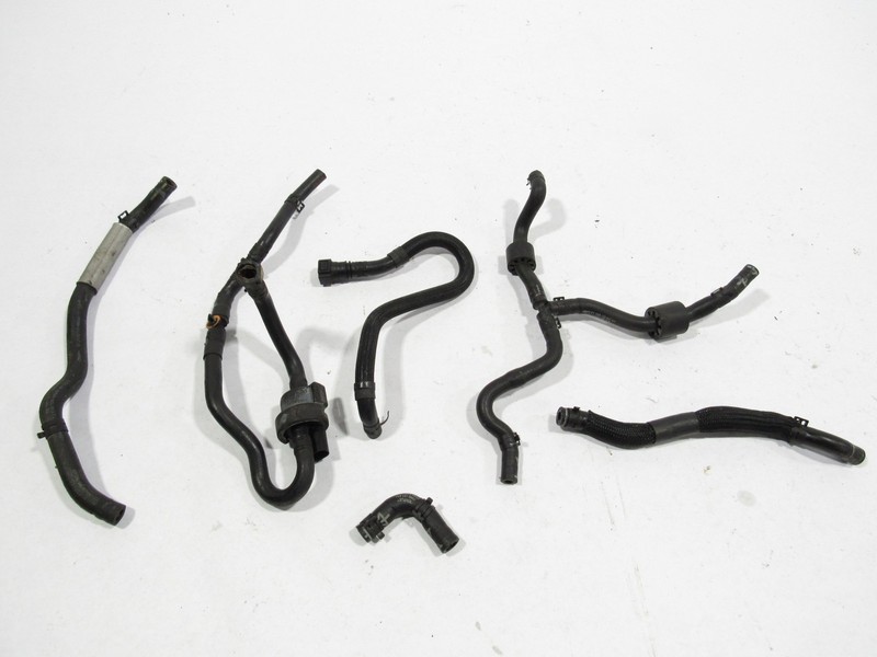 12-18 Bentley Continental GT 2015 6.0L Radiator Coolant Pipe Line Hose Set |:A