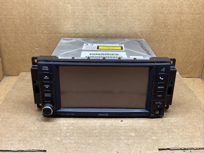 2012 Dodge Grand Caravan Navigation Radio Receiver Display OEM RHR P05091209AD
