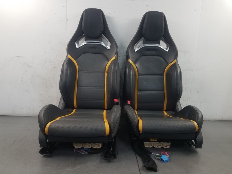 2020 Mercedes AMG C 63 S Performance Front Leather Heated Seat Set #6200