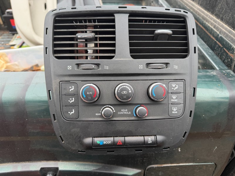 11-20 DODGE CARAVAN FRONT HEATER AC A/C CONTROL UNIT W/ 3 ZONE CONTROLS w/ VENTS