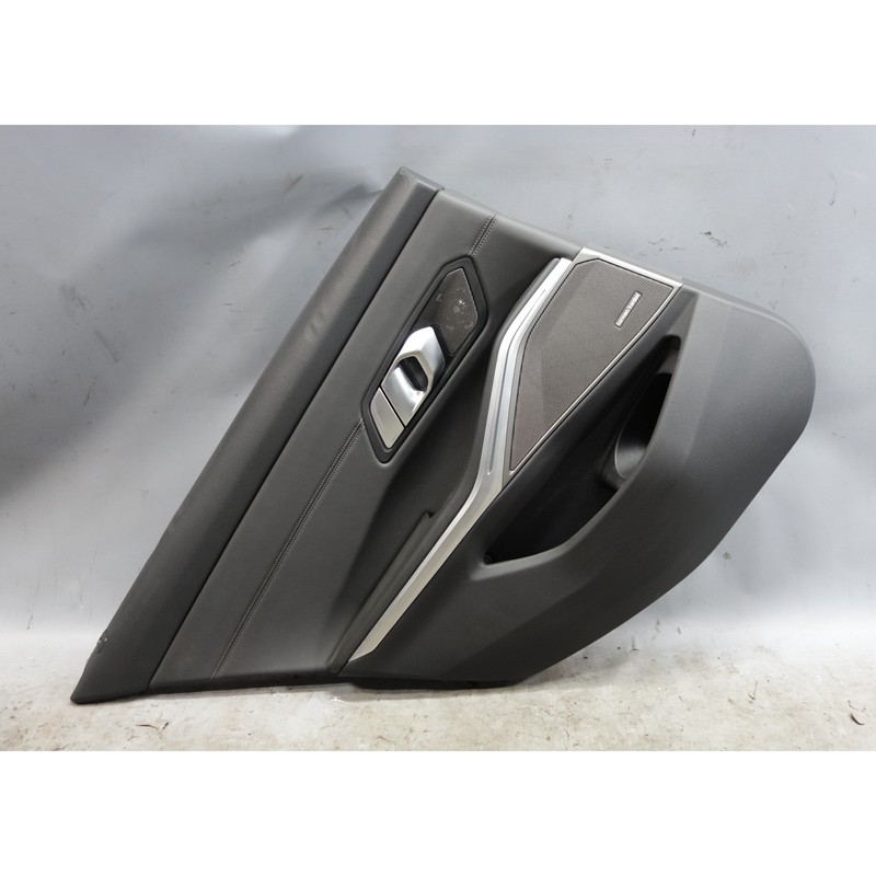 20-25 BMW G80 M3 G20 Left Rear Interior Door Panel Card Trim Black Leather OEM