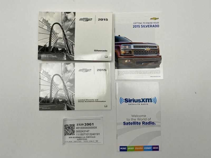 Owners Manual 2015 Chevrolet Silverado 82271