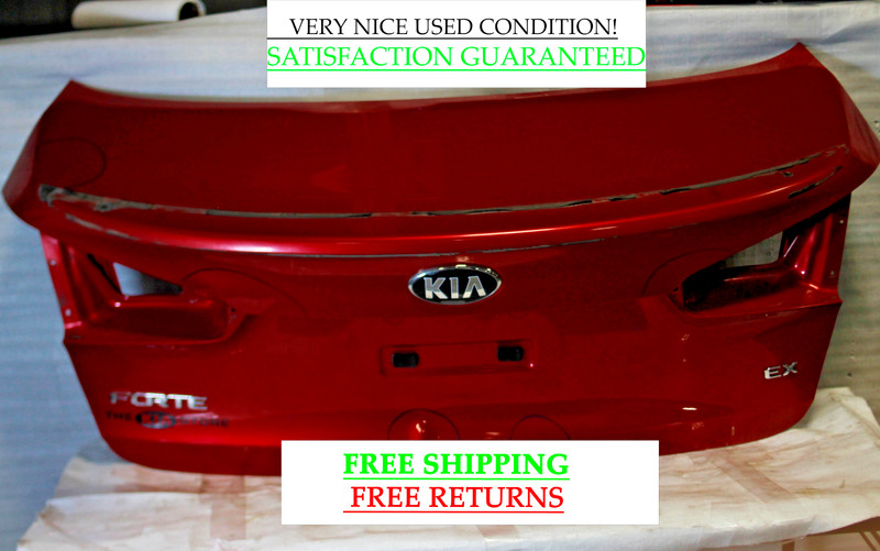2017-2018 Kia Forte Rear Trunk Deck Lid Oem