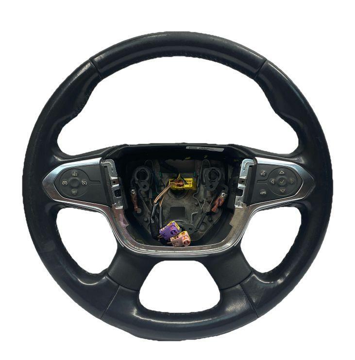 Chevrolet Traverse steering wheel 2019 black leather assembly OEM 84508160