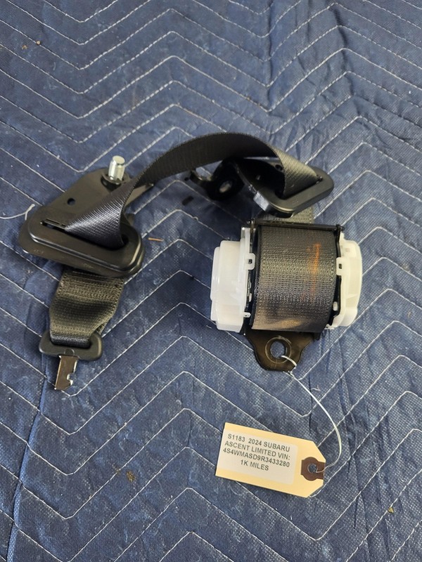 Used Oem Subaru 3rd Row Center Rear Seat Belt Retractor for 2019-2026 Ascent