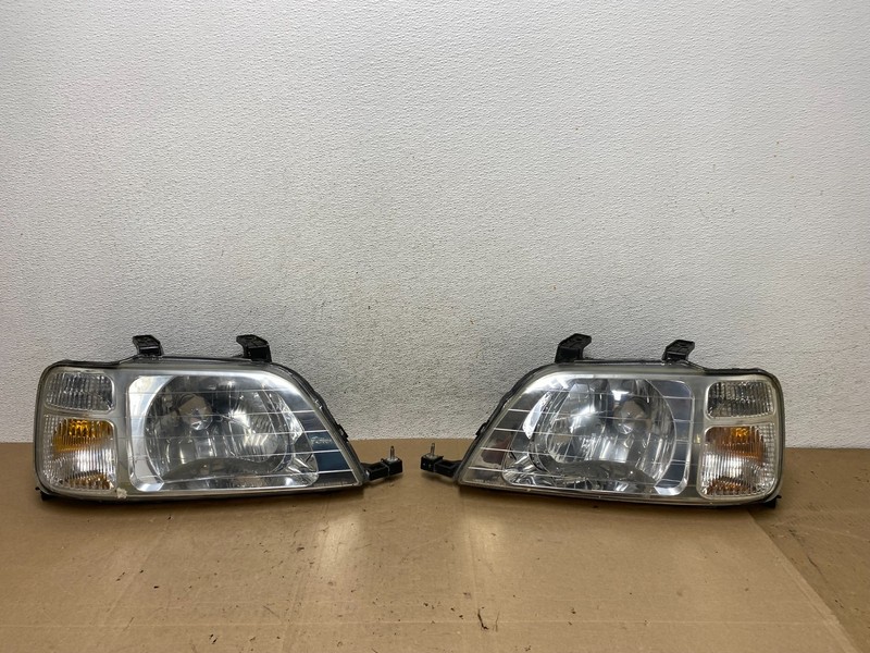 1997 to 2001 Honda CR-V Crv Left+Right Set Chrome Headlights Halogen AE5977 DW
