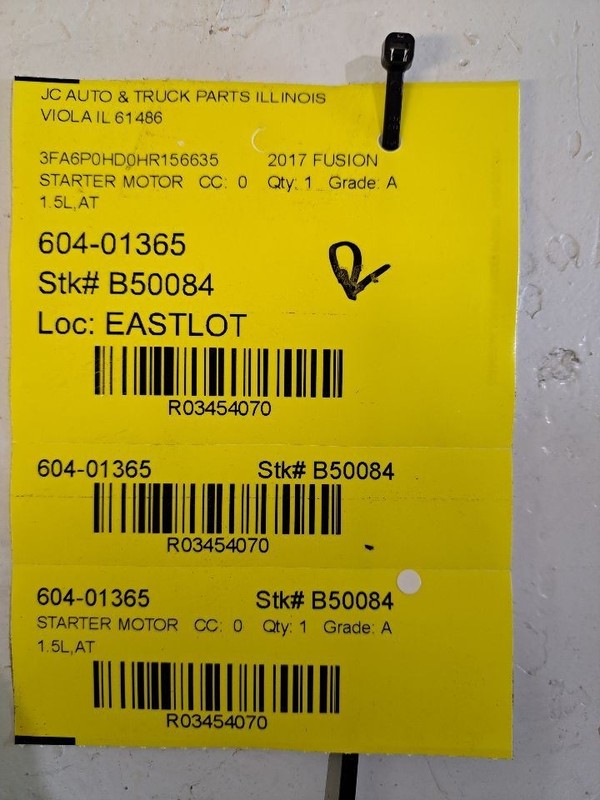 Starter Motor Fits 13-20 FUSION 3454070