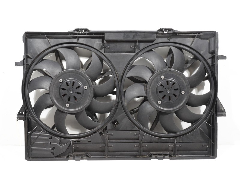 2013-2017 Audi Q5 3.0L Engine Radiator Cooling Fan Shroud & Blade & Motor OEM