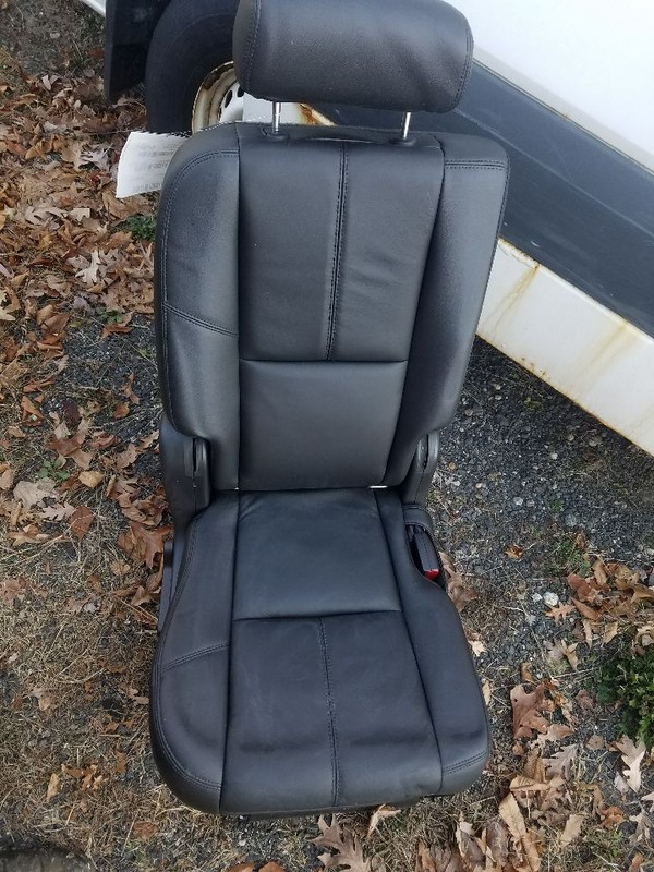 07-14 SUBURBAN YUKON XL 2nd row captain chair bucket seats black OEM