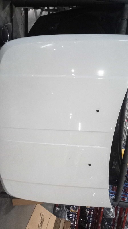 2011 Dodge Nitro OEM Used White Hood Panel 55360878AB 55360878AC 166k Miles