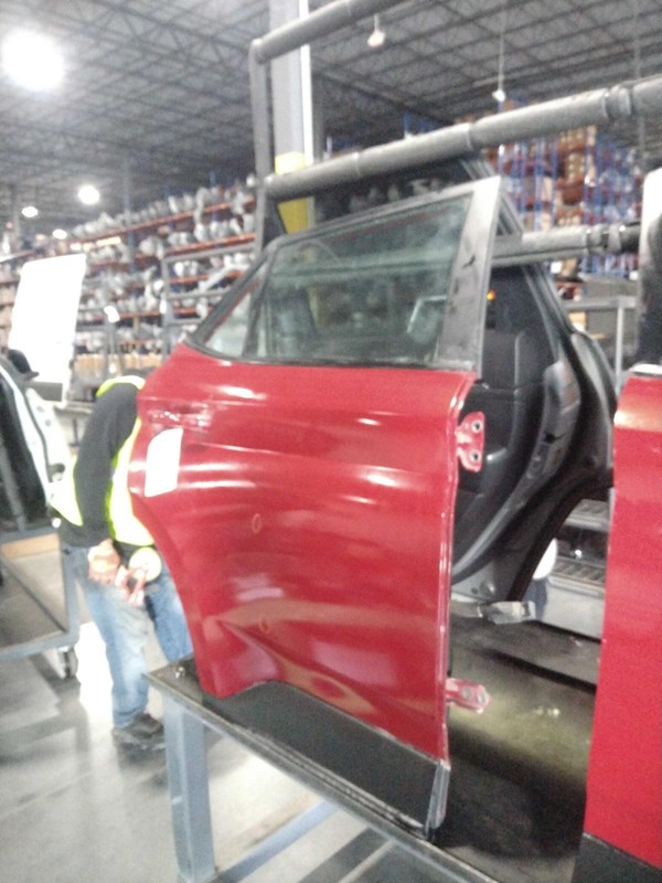 2020 Hyundai Venue Rear Right Door Red 699844 54K Miles Used OEM