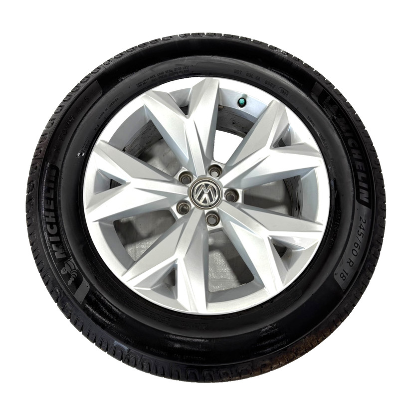 📌 2018 - 2020 VOLKSWAGEN VW ATLAS 18" SILVER WHEEL RIM 3QF601025L OEM