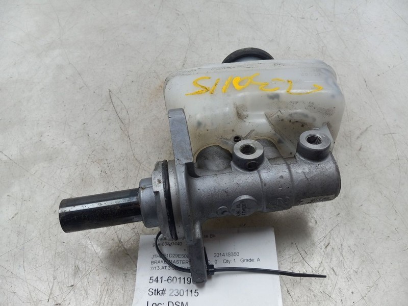 14-15 LEXUS IS350 3.5L RWD AT BRAKE MASTER CYLINDER