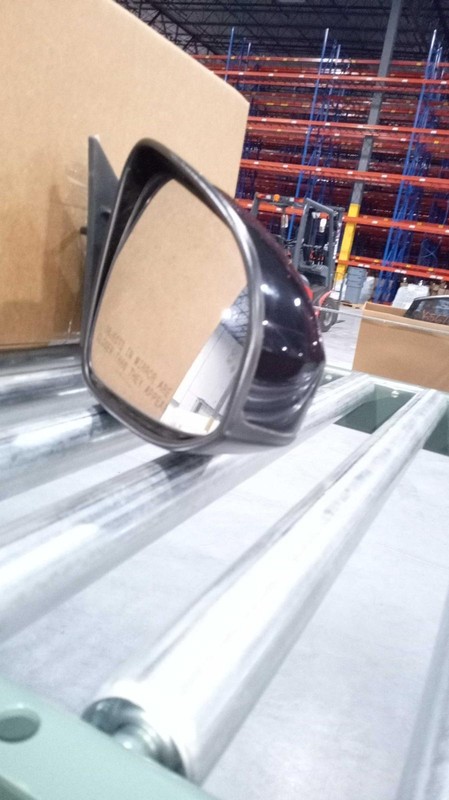 2012 Toyota Camry Right Door Mirror Assembly Black Scratched OEM 24921