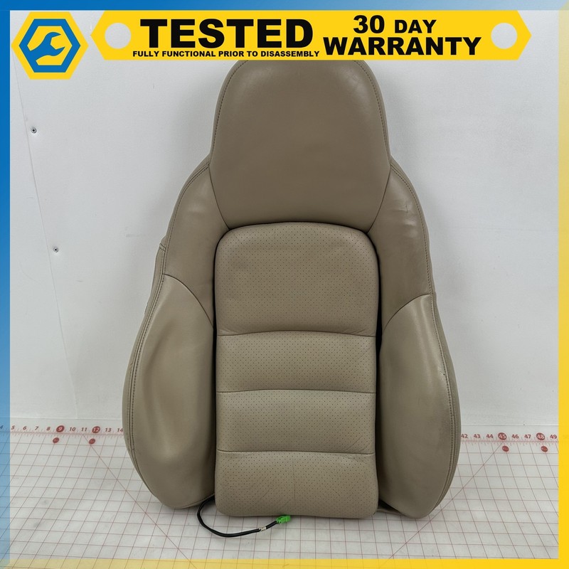 05-10 Chevy Corvette C6 FRONT RIGHT PASSENGER TOP UPPER SEAT CUSHION Beige OEM