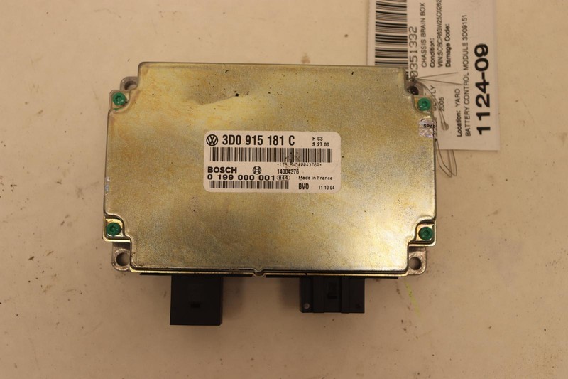 2003-2011 BENTLEY CONTINENTAL GT ELECTRIC BATTERY MONITORING MODULE OEM