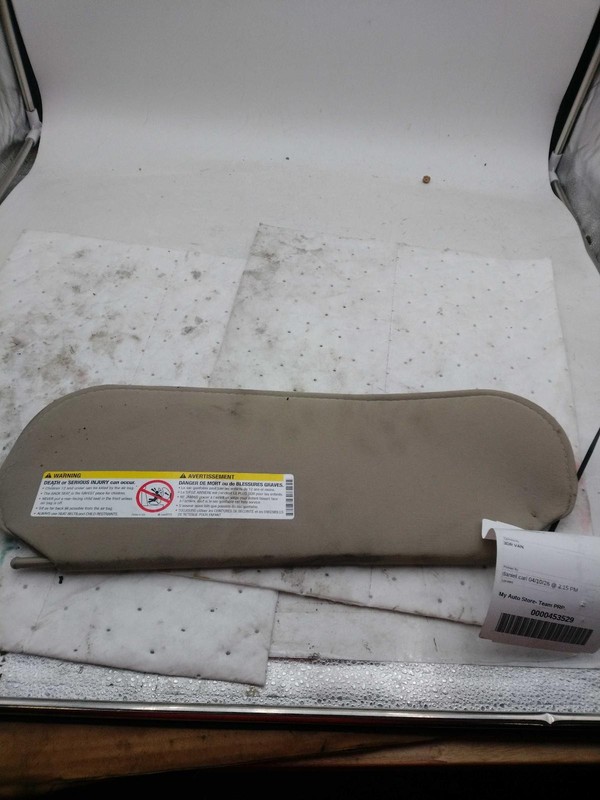 2021 Chevrolet Express 2500 Van Used White Sun Visor OEM Part #66453