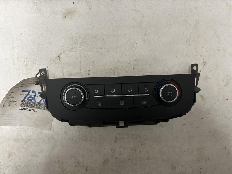 2017 NISSAN ALTIMA Heat AC Controller manual control 275109HS0A OEM 16 17
