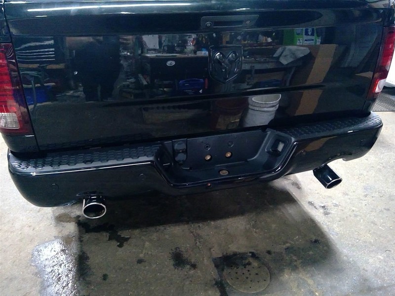 Rear Bumper Classic Style 5 Lug Wheel Fits 09-24 DODGE 1500 PICKUP 1780108