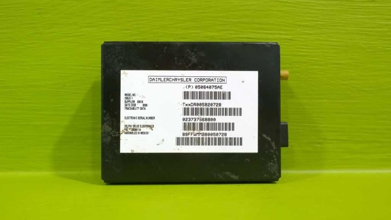 08 RAM 1500 COMMUNICATION TELEMATICS CONTROL MODULE OEM 3750-11