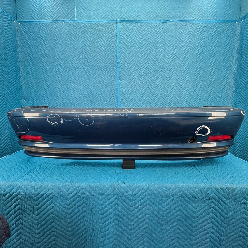 2001–2006 BMW 330Ci E46 Convertible Rear Bumper Topasblau Metallic (364) OEM