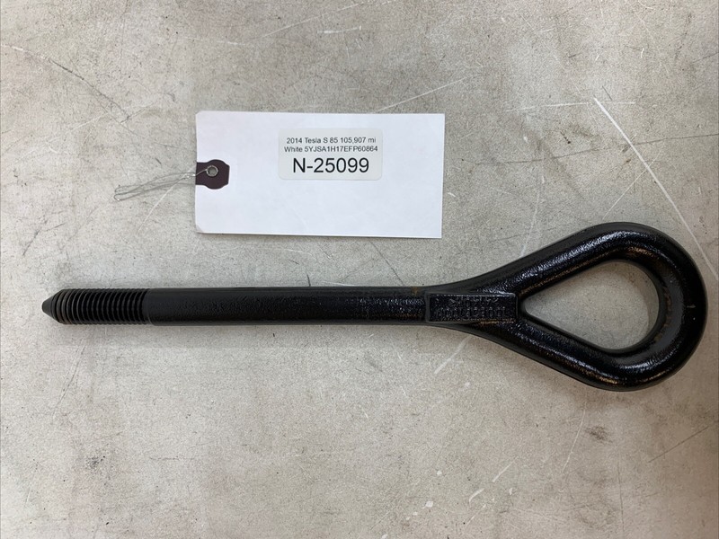 ⚡️2012-2016 Tesla Model S Tow Hook Towing Eye Black 1006381-00-D 25099 B4