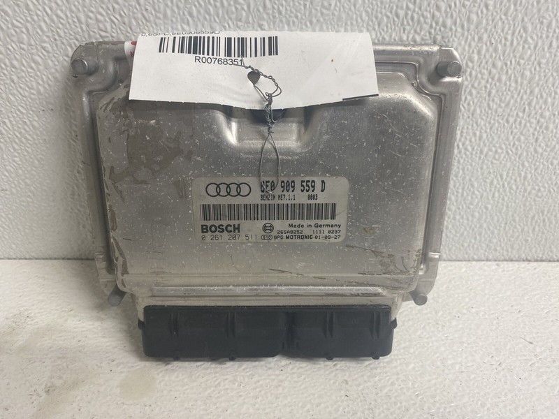 2002 Audi A4 VIN E 8th Digit Engine Computer Ecu Ecm Pcm 8E0 909 559 D Module