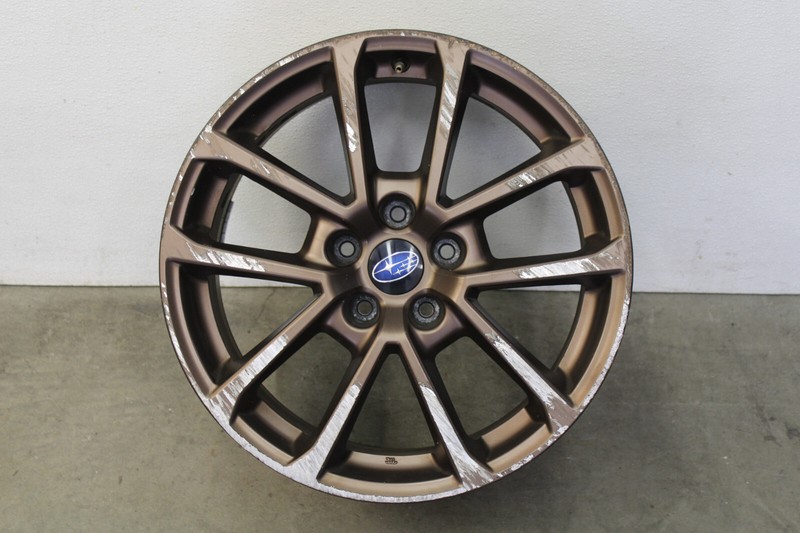 Subaru WRX STI Enkei Double V 5 Spoke Wheel Rim Alloy Bronze 18" Oem 2015-2021