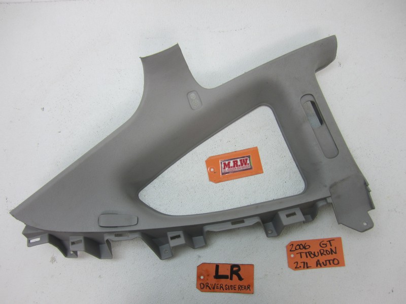 QUARTER GLASS WINDOW TRIM PANEL ROOF CAR Driver SIDE REAR LEFT for 03-08 TIBURON