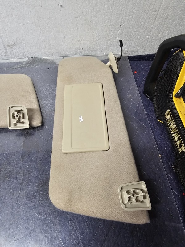 97-03 FORD F150 DRIVER LEFT & PASSENGER RIGHT SUN VISOR VISORS SET PAIR
