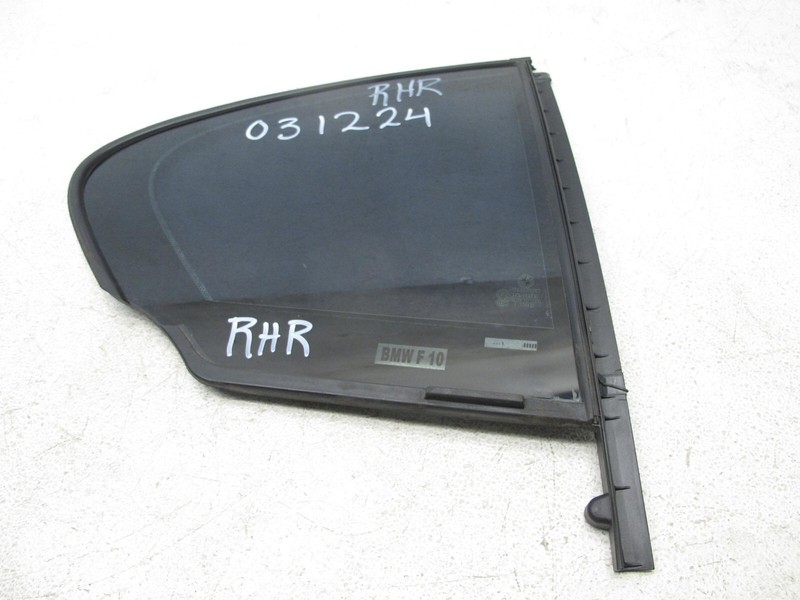 11-16 BMW F10 528i 535i 550i M5 SEDAN QUARTER WINDOW GLASS RIGHT REAR OEM 031224
