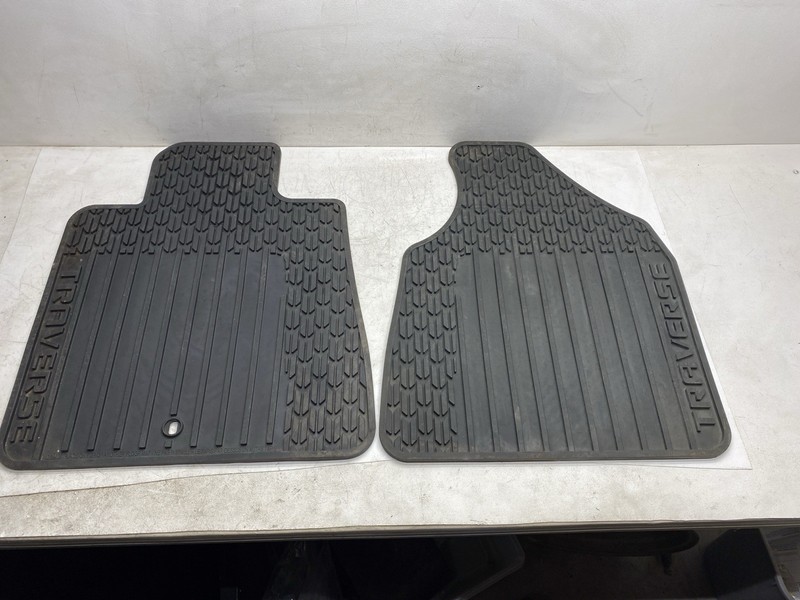 2009-2017 Chevrolet Traverse Front Left & Right Rubber All Weather Floor Mats