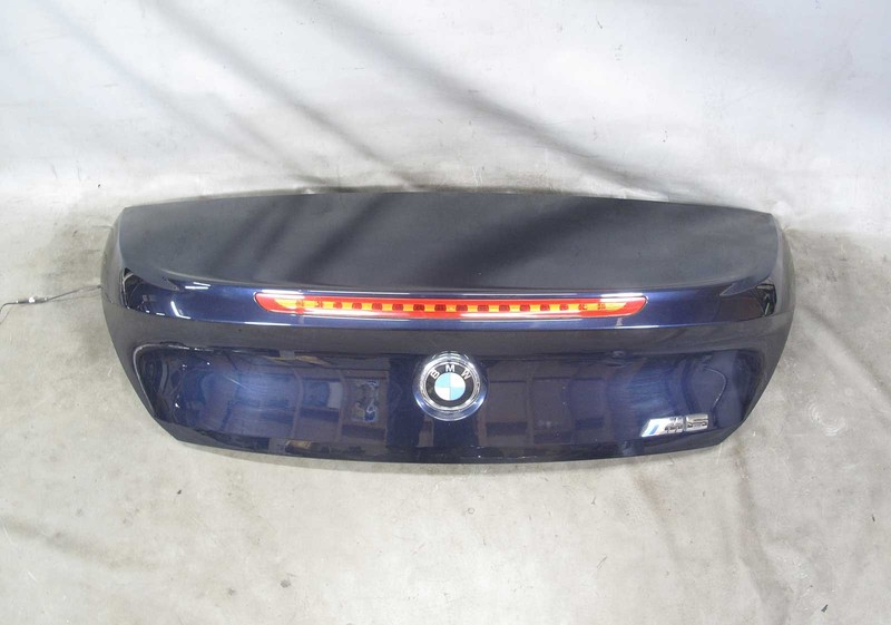 08-10 BMW E64 6-Series Convertible Rear Trunk Deck Boot Lid Panel Monaco Blue OE