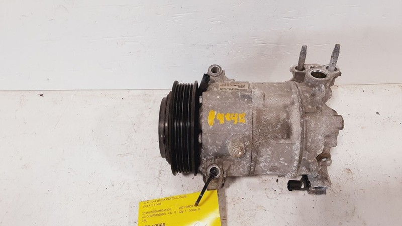 AC Compressor With Rear AC Fits 17-23 PACIFICA 3406281