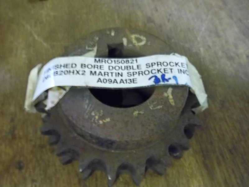 NEW Finished Bore Double Sprocket Gear 060B20HX2 MRO150821 A09AA13E