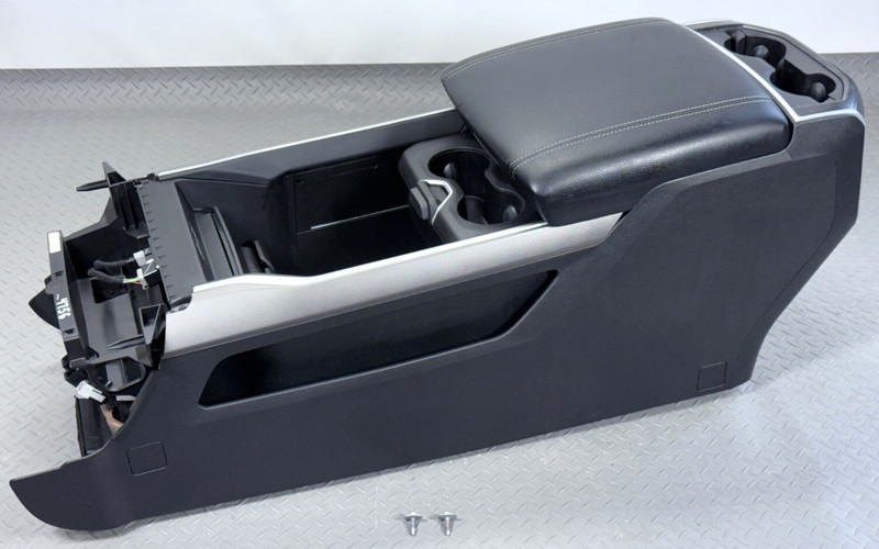 ✅ 19-25 RAM 1500 5th Gen BIG HORN FLOOR CENTER CONSOLE BLACK ARMREST STORAGE 59K