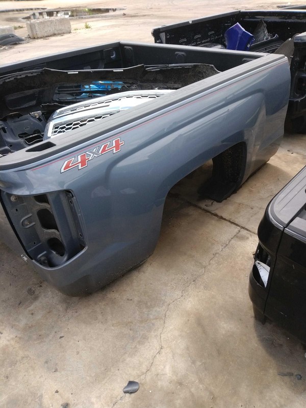 2015 Chevrolet Silverado 1500 Truck Bed Assembly Blue, Used, 145k Miles