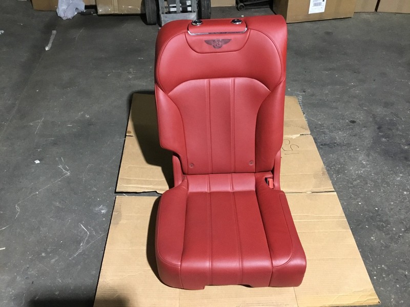 Bentley Bentayga 2019 V8 Rear Right Passenger Seat Red Assembly 16-20 ;#2