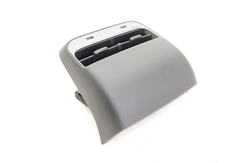 17-23 Tesla Model 3 Black Rear Center Console Air Vent with USB Input Ports