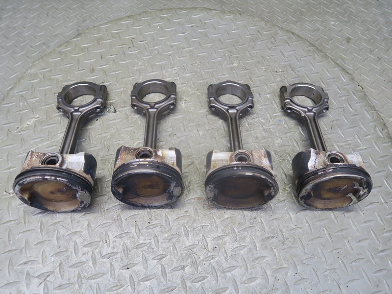 2014-2017 INFINITI QX60 2.5 QR25DER HYBRID ENGINE PISTON CONNECTING ROD SET OF 4