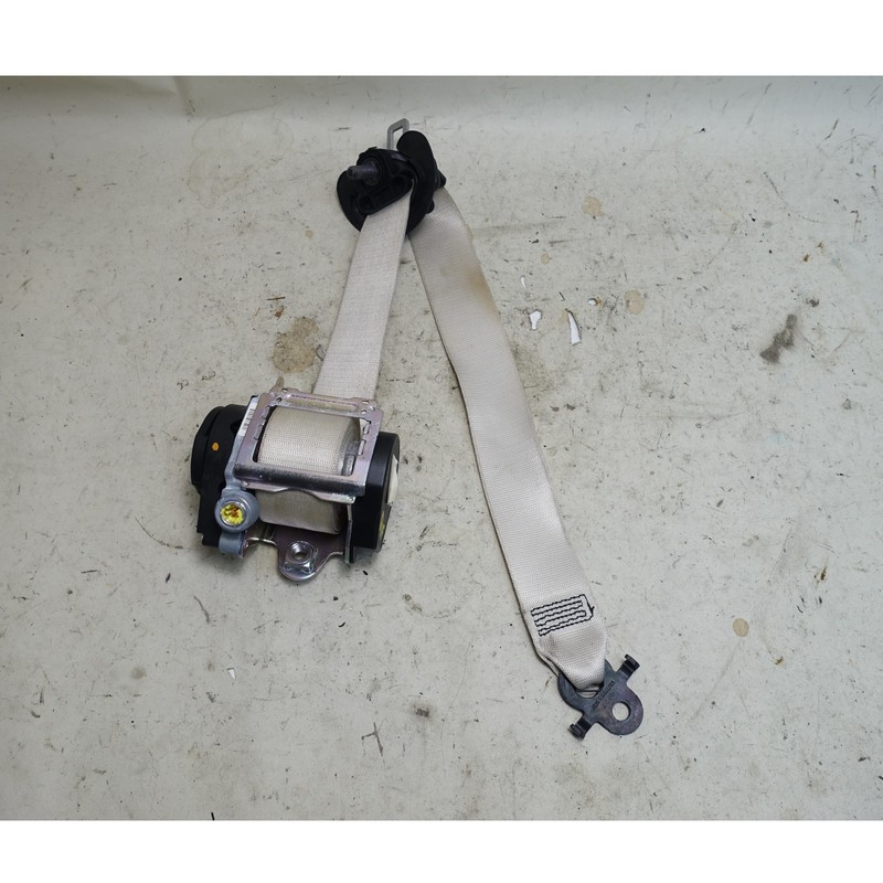 2011-2016 BMW F10 5-Series Right Front Passenger Upper Seat Belt Ivory White OEM